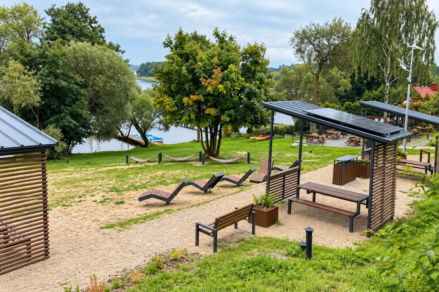 Nowa infrastruktura przy plaży w Siemianach