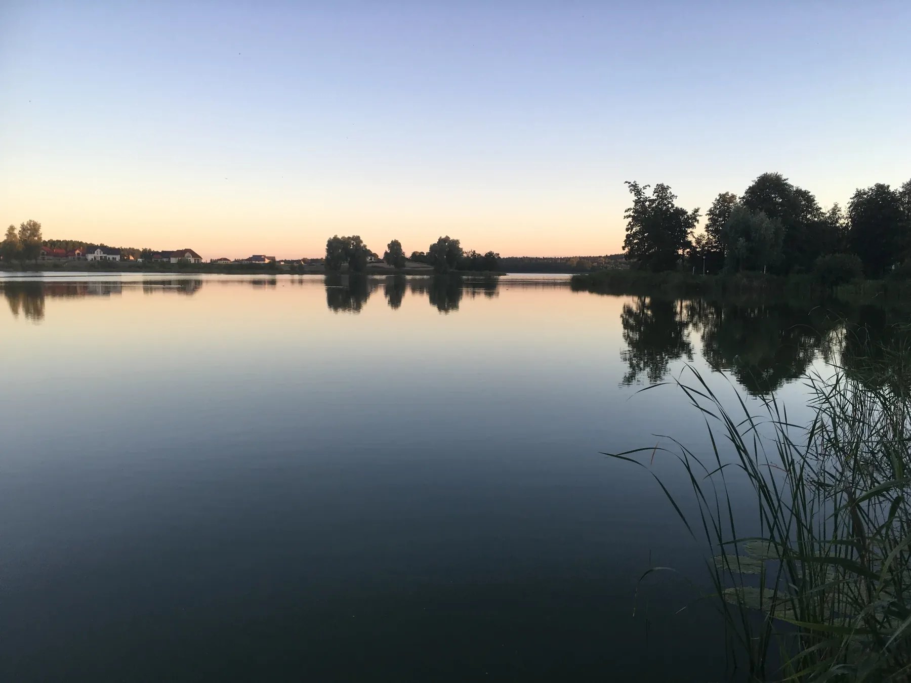 Wieczór nad Jeziorem Suskim